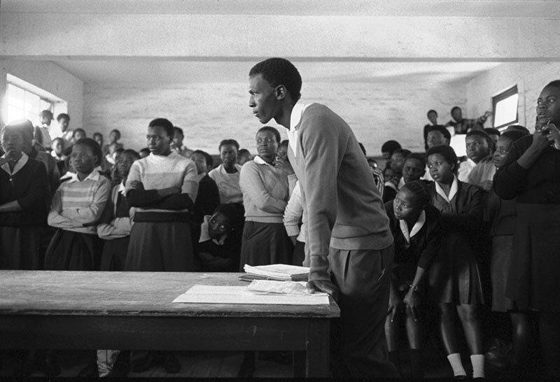 Student meeting. Lamontville, Kwa-Zulu Natal