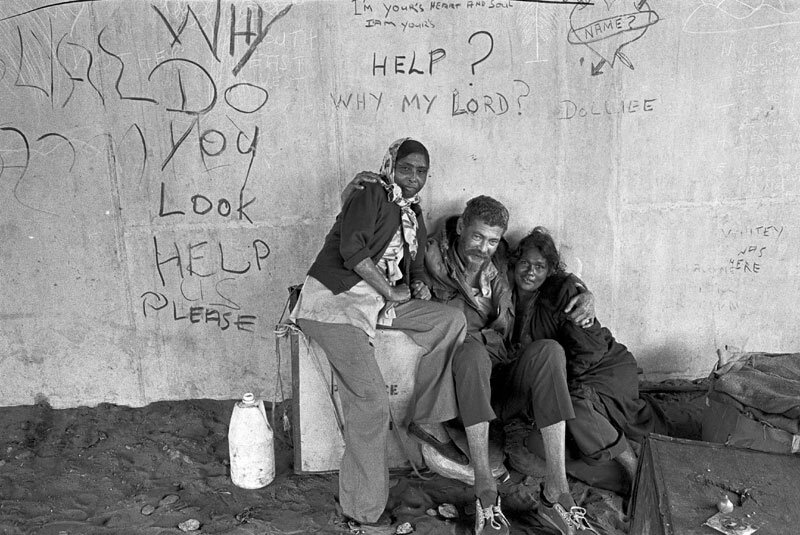 Whitey and friends. Victoria street. 1979