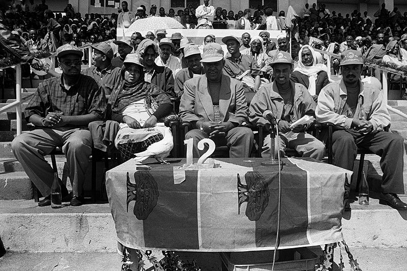 Twelfth anniversary celebration of the overthrow of the Mengistu regime. Hara, 2002
