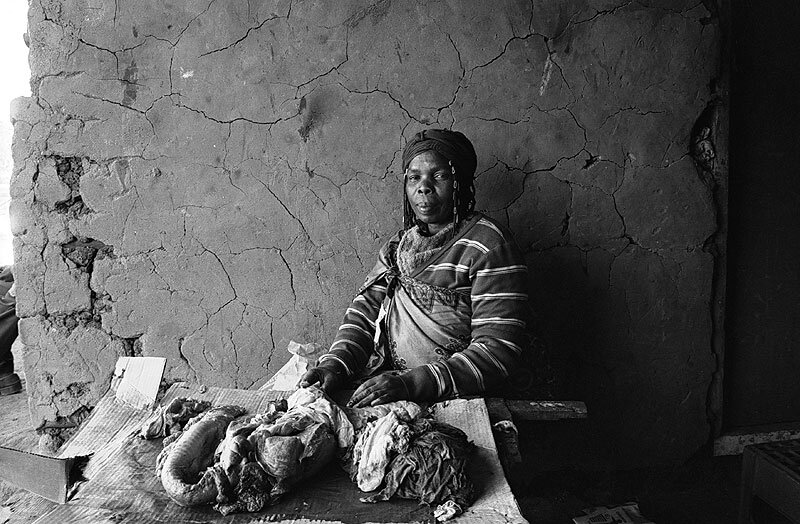 Sangoma, meat seller. Amouti