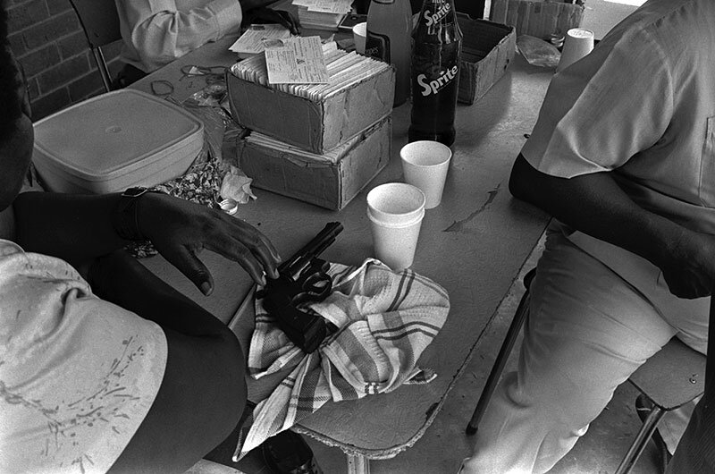 Induna and clerk, pension payout point, Mamba store