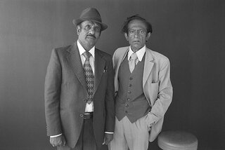 Ismail and Dawood Khan. Field street. 1980