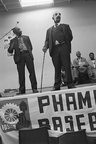 Worker's play. A.I. Kajee Hall, Leopold street. 1986