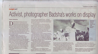 Activist, photographer Badsha's work on display, Daily News, 08 October 2015